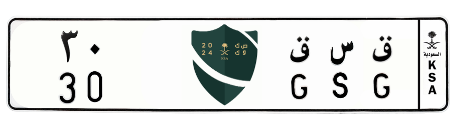 لوحة ق س ق 30